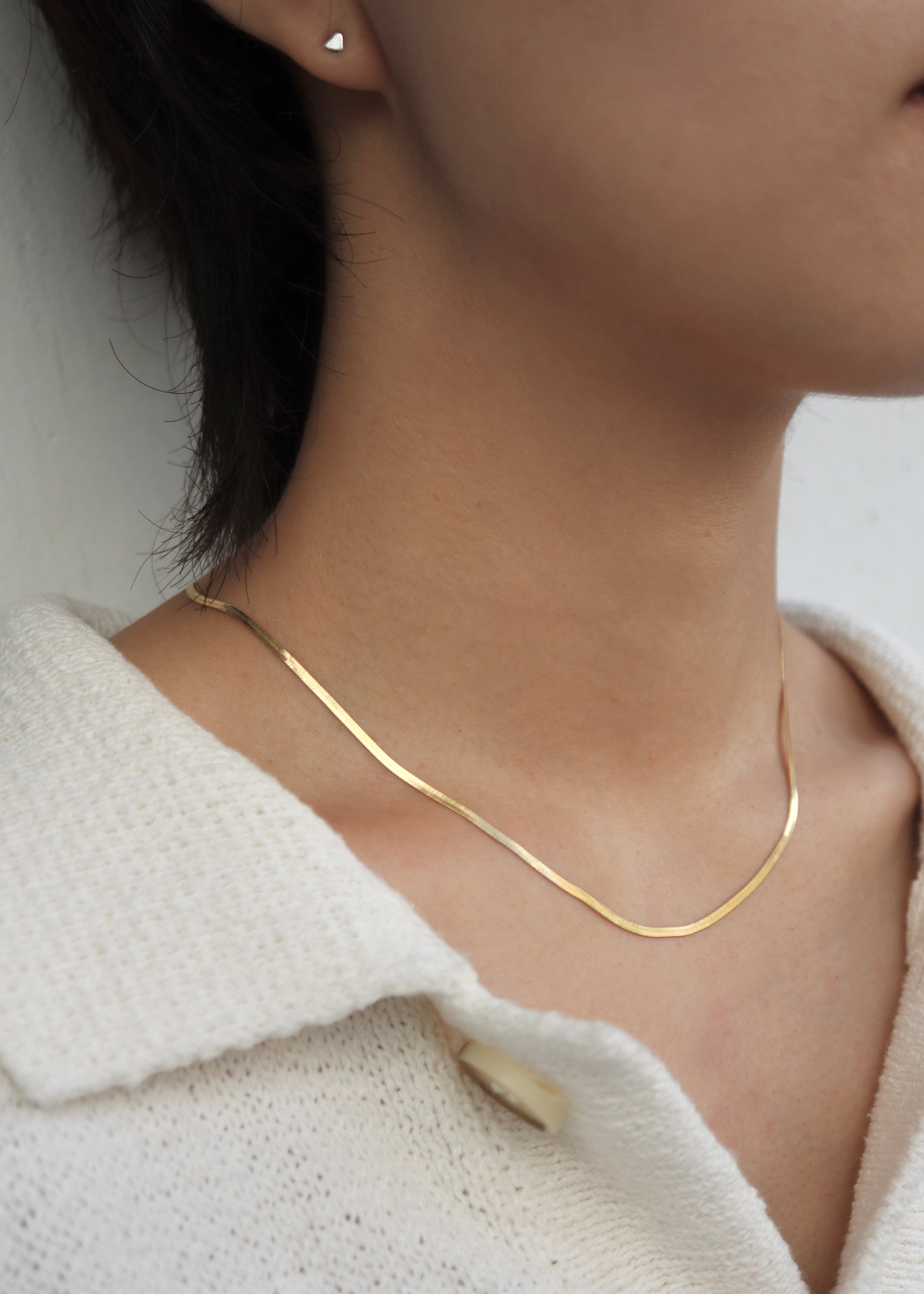 snake line necklace | N-47-100