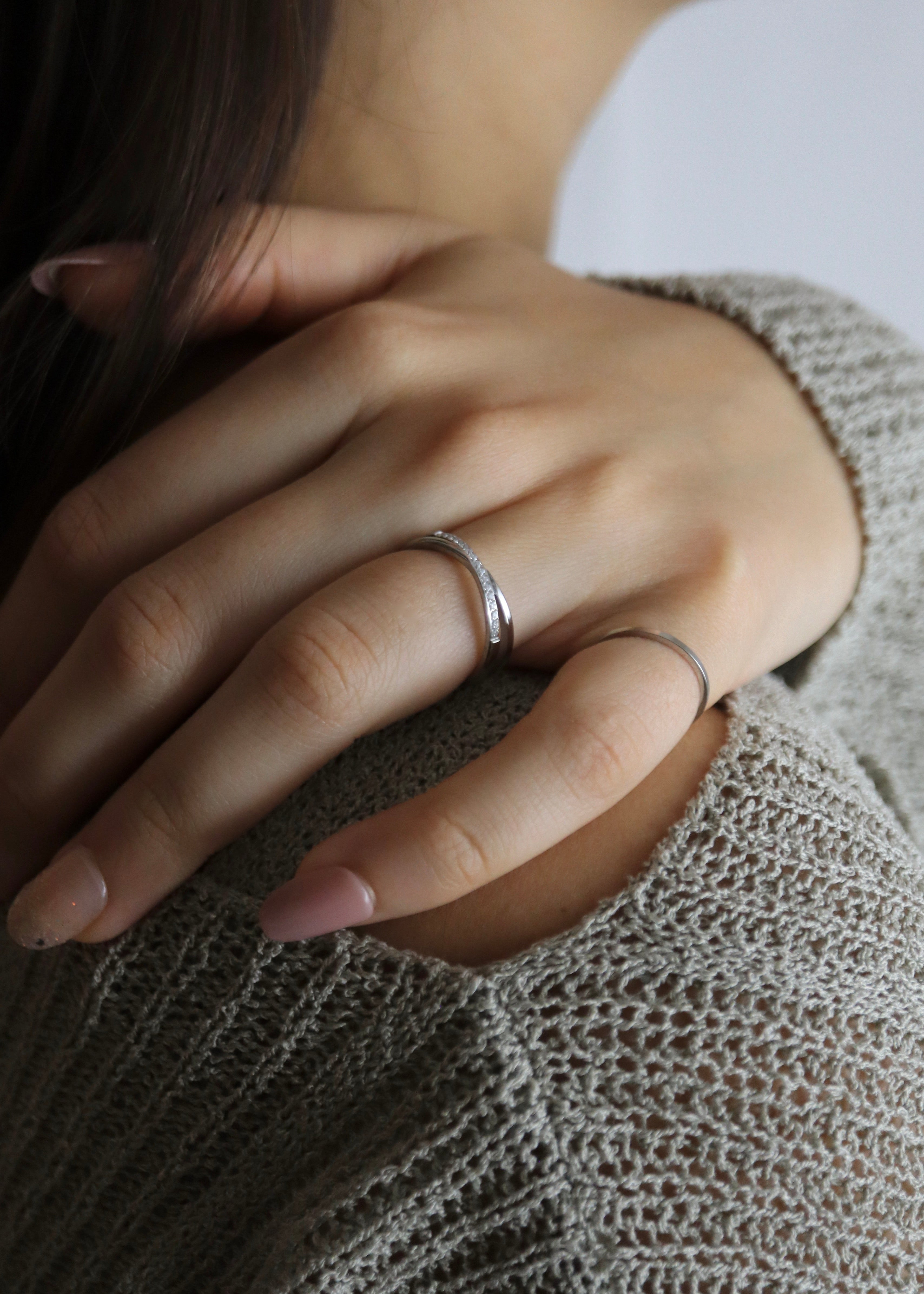 eternity cross ring