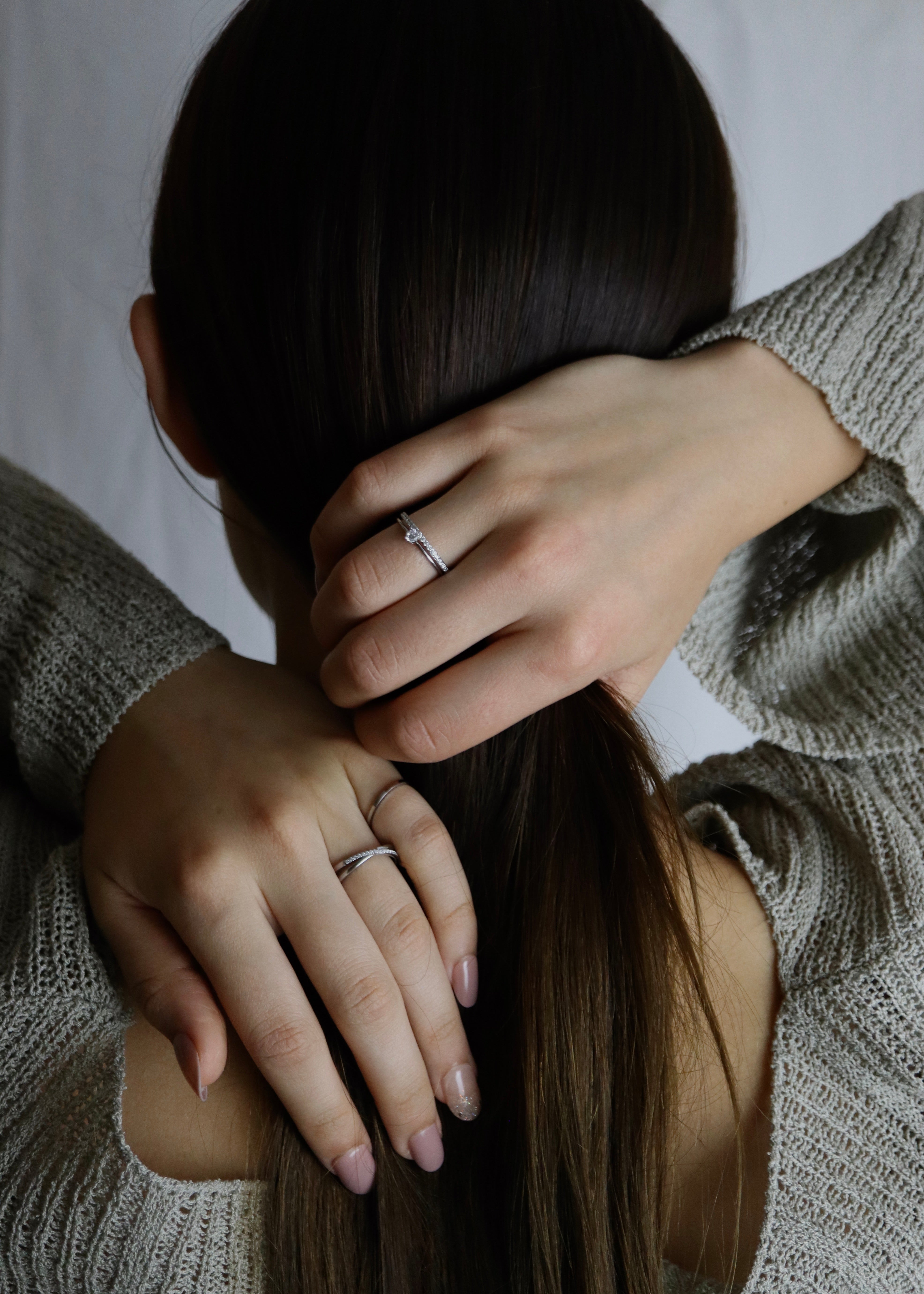 eternity cross ring