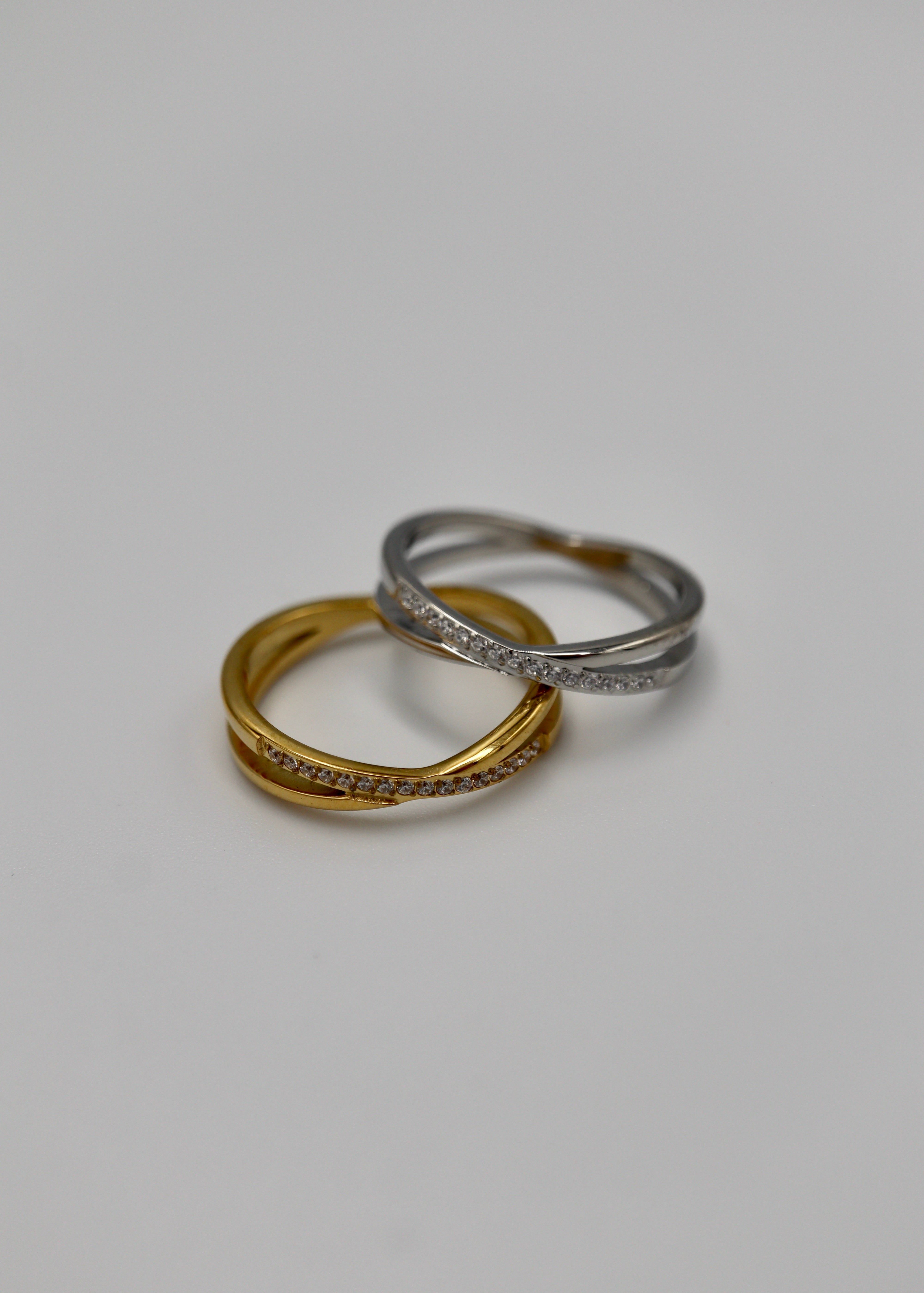 eternity cross ring