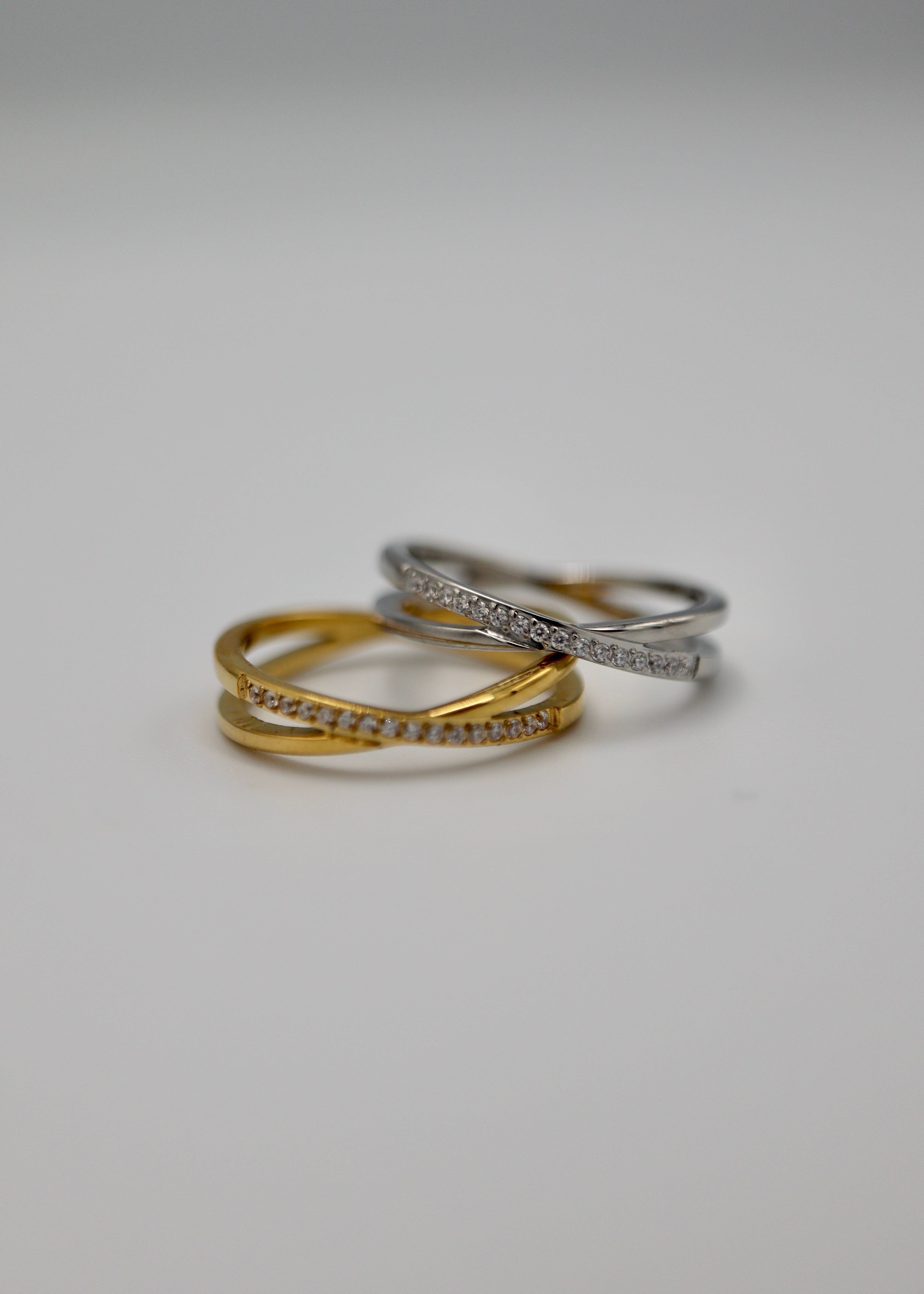 eternity cross ring